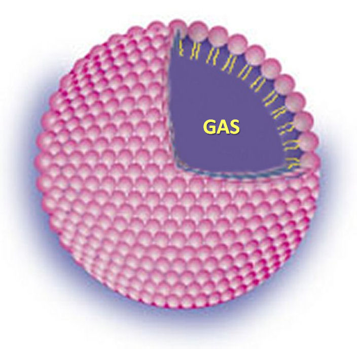 Second generation contrast agents Bubble Schema